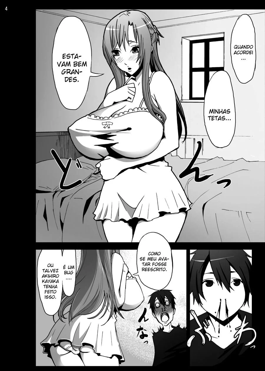 Asuna o Bakunyuu ni Shite Mita – Hentai – Versão Brasileira Asuna o Bakunyuu ni Shite Mita – Hentai – Versão Brasileira
