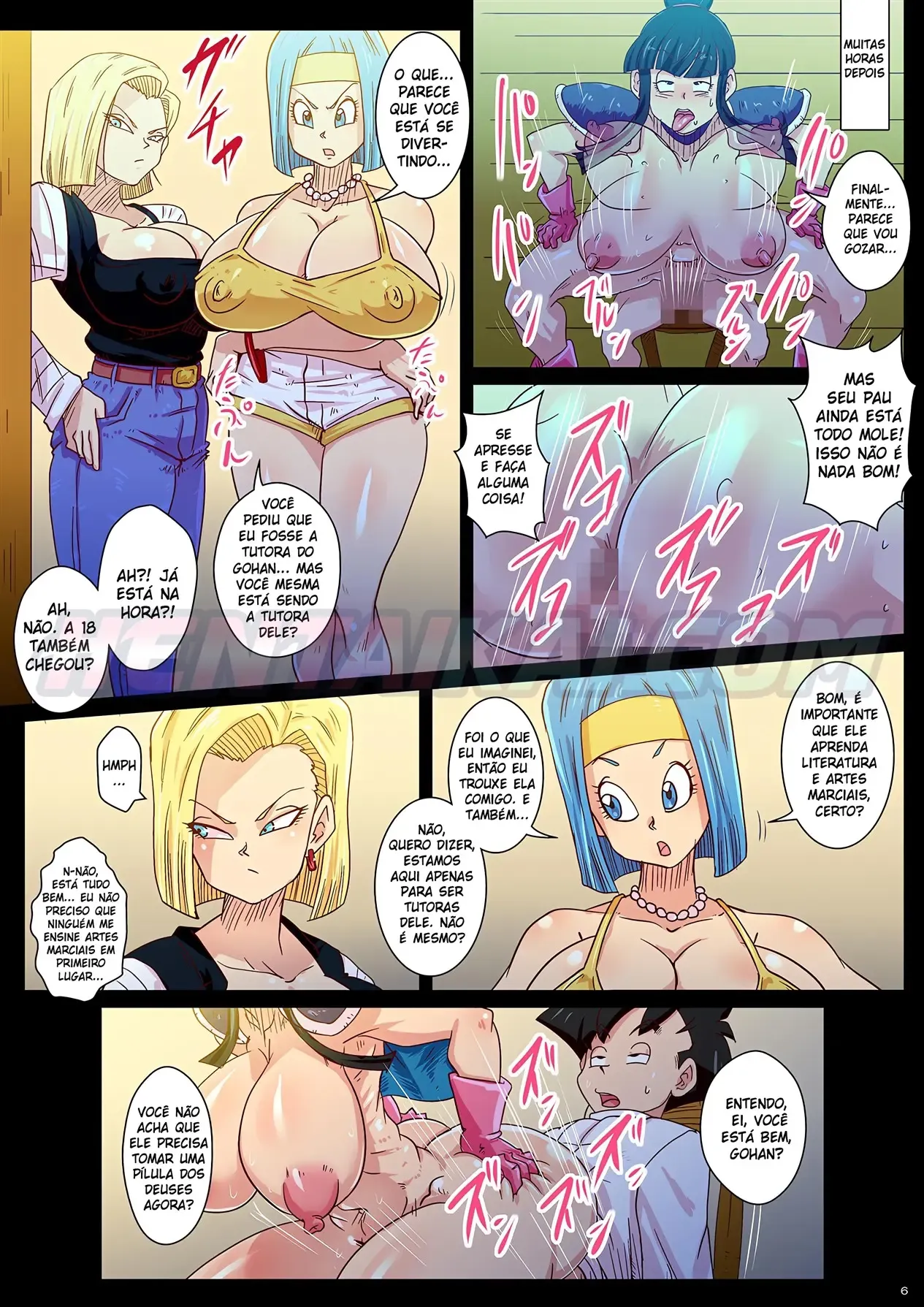 As Tutoras Safadas de Gohan – Dragon Ball Porno – Falas em PT-BR