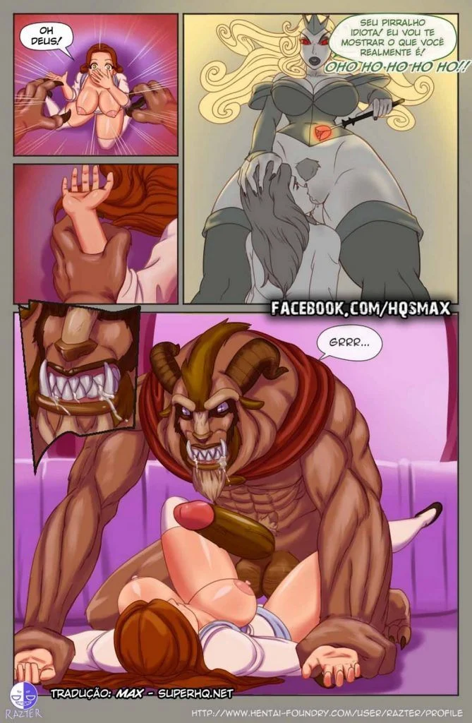 A Bela e a Fera – Cartoon Pornô – Quadrinho em PT-BR A Bela e a Fera – Cartoon Pornô – Quadrinho em PT-BR
