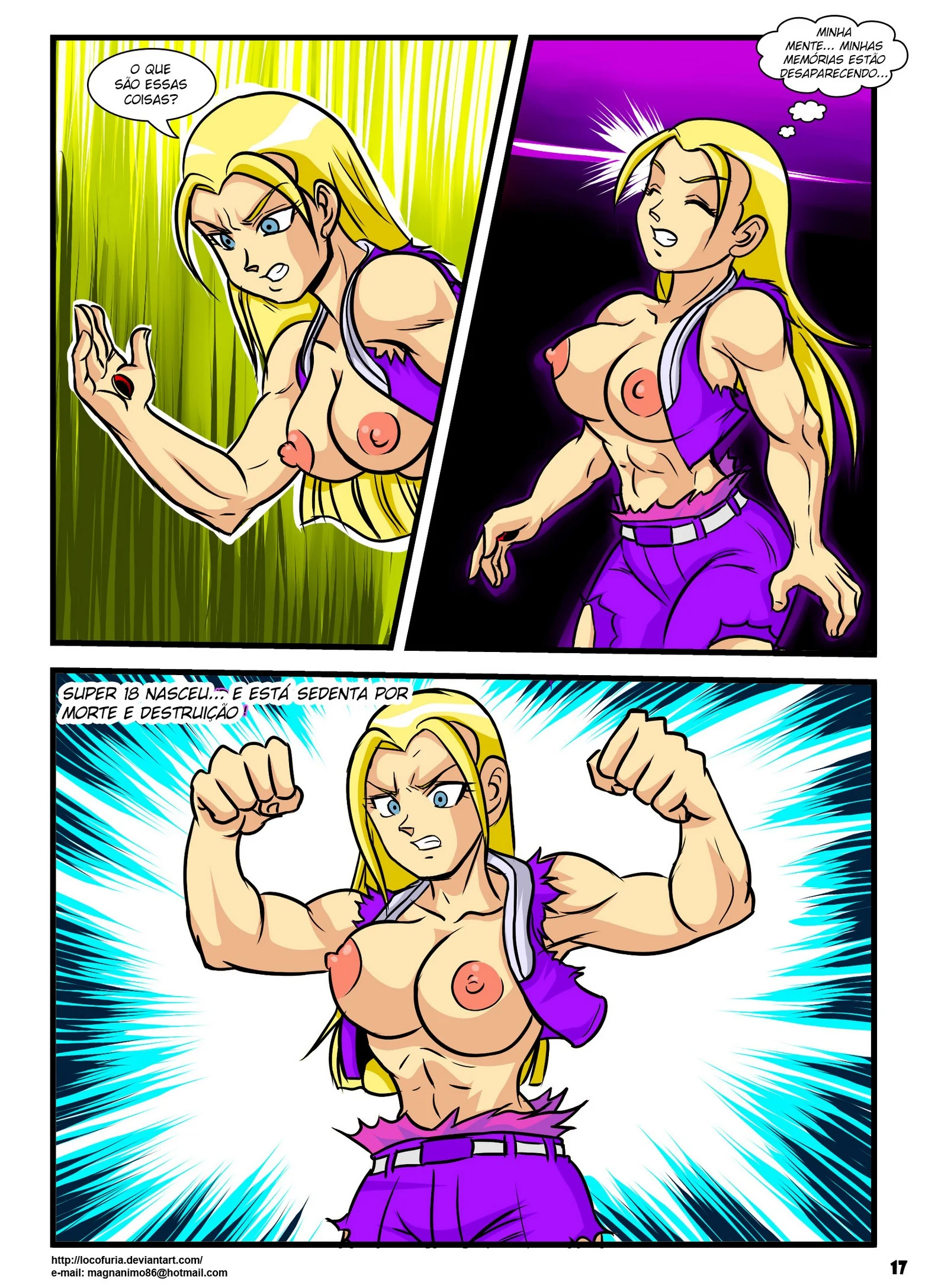 Androide 18 fusão da orgia – Manga Hentai – Sem Censura