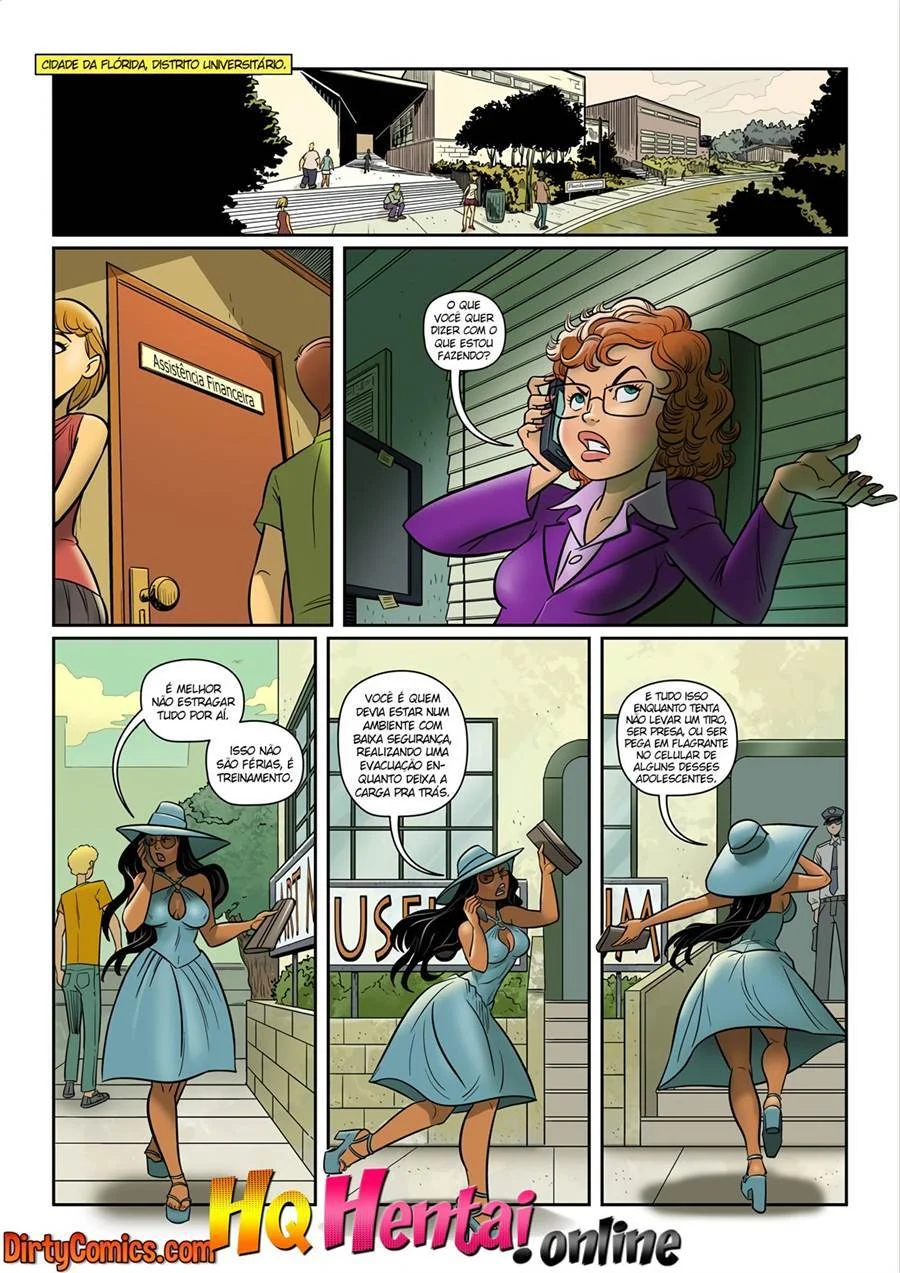 Chicas 28 espiãs vagabundas – Cartoon Pornô – Quadrinho em PT-BR