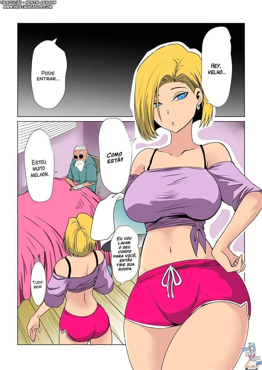 A lição da Android 18 – Dragon Ball Porno – Versão Brasileira