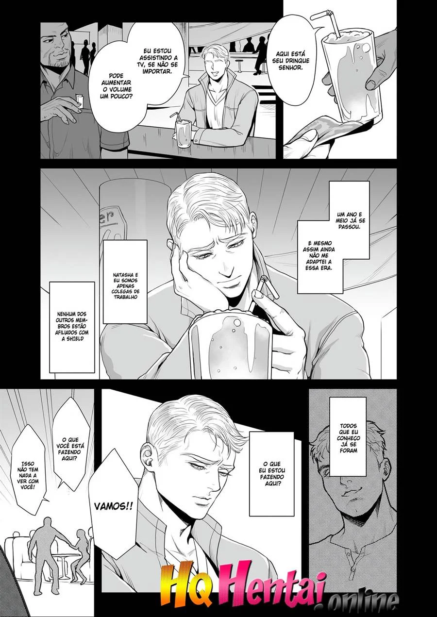 Capitão América louco por caralho – Gay Cartoon – Sem Cortes