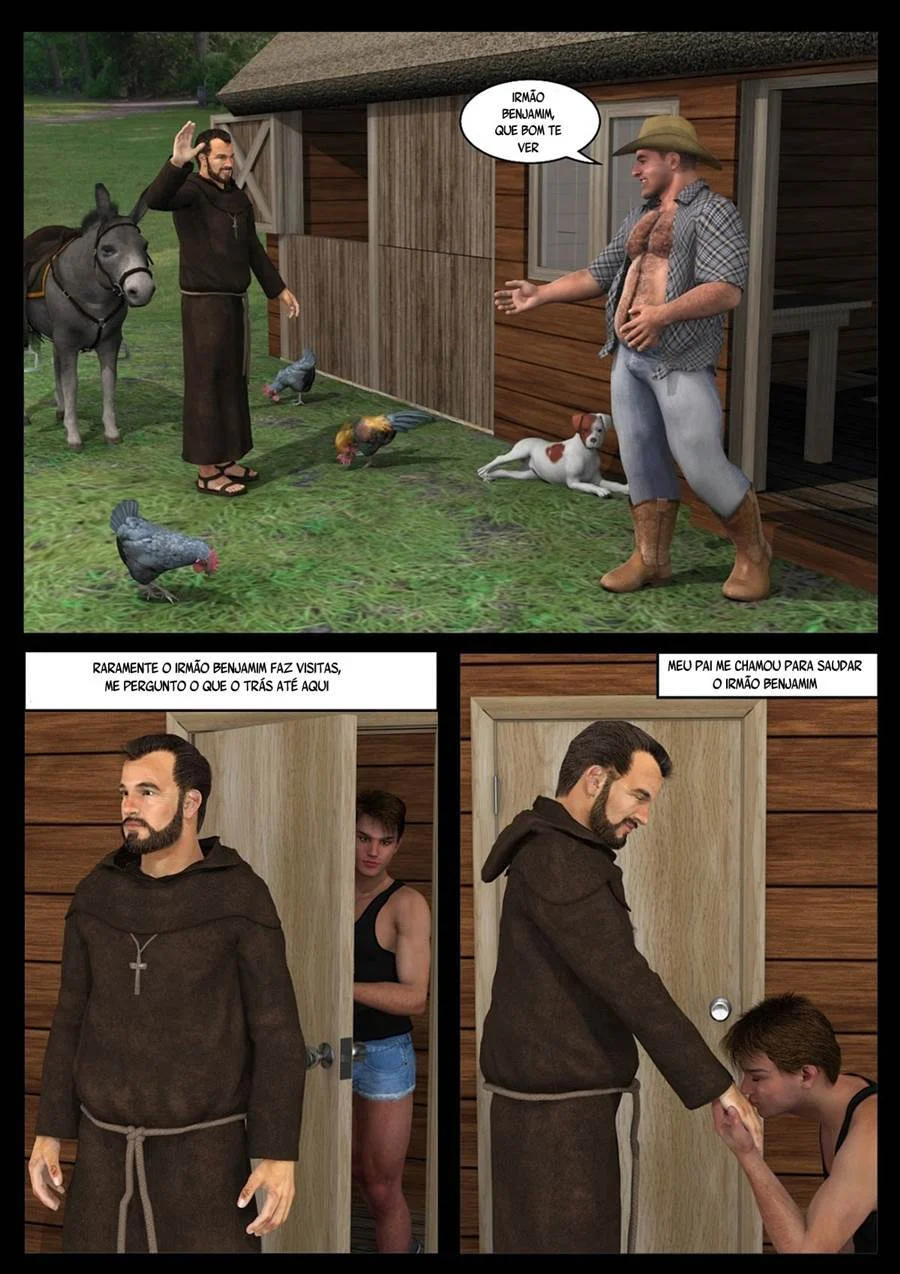 A visita do Pastor á fazenda – Hentai Gay – Falas em PT-BR