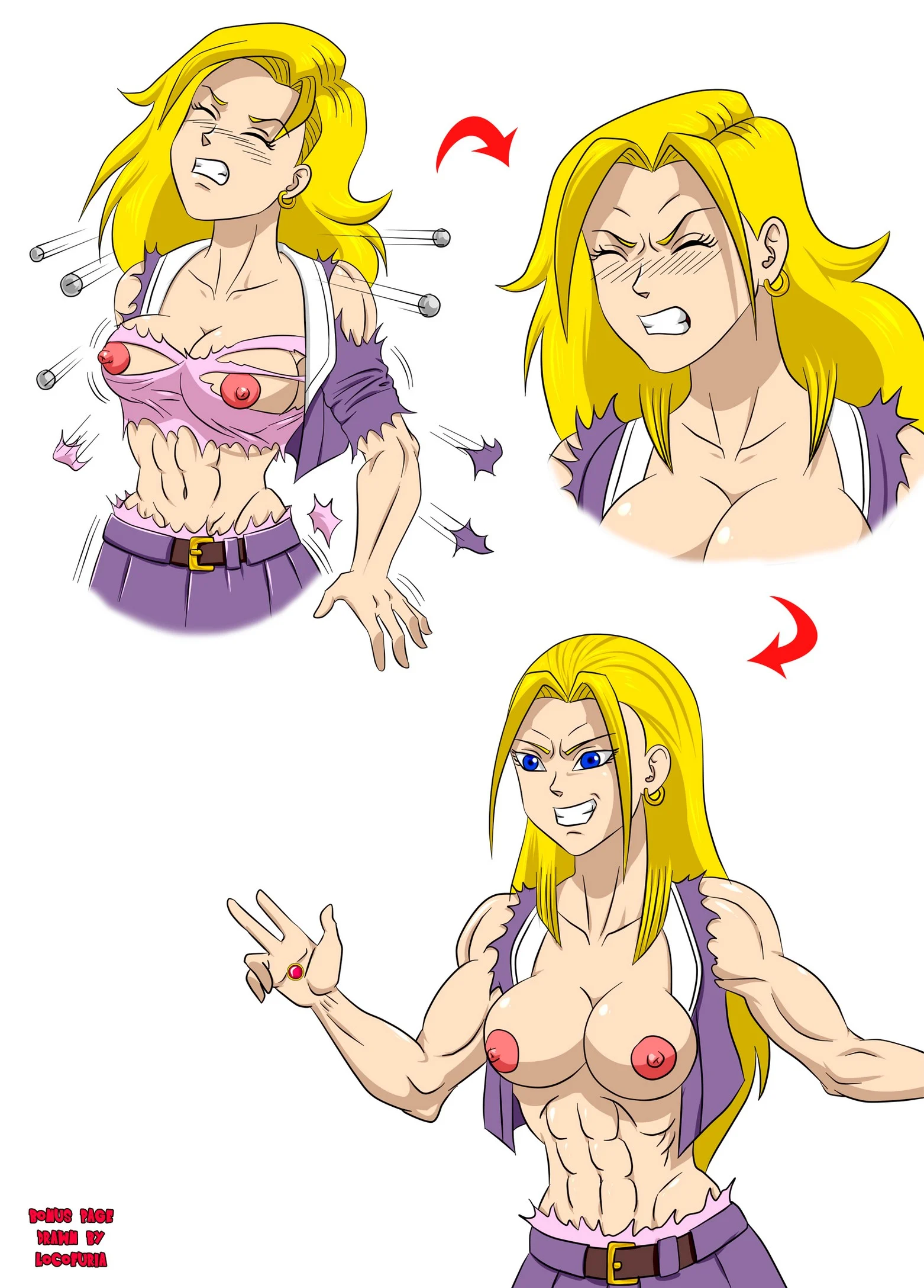 Androide 18 fusão da orgia – Manga Hentai – Sem Censura