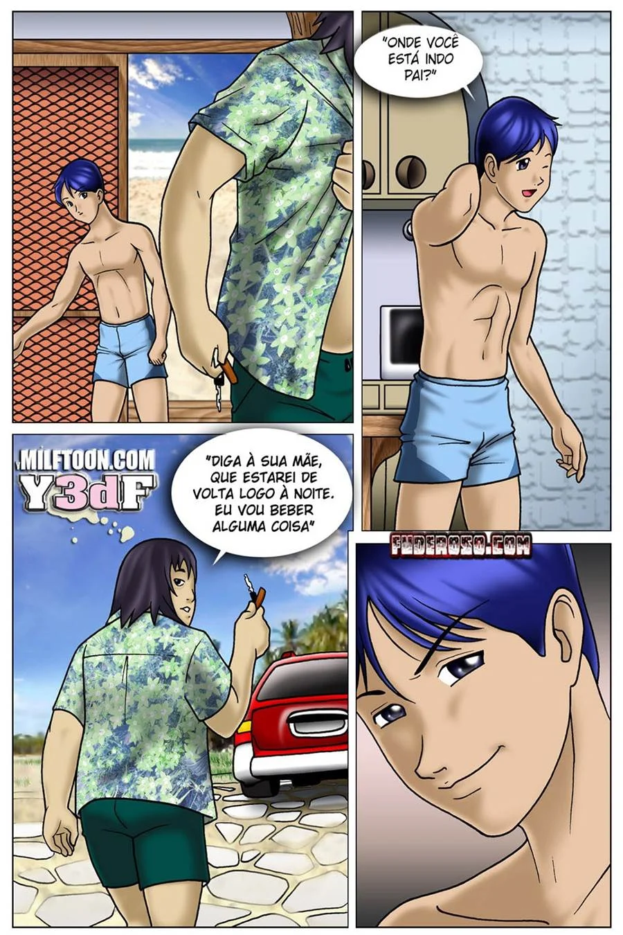 Aventura na Praia 01 – Hentai Incesto – Sem Censura