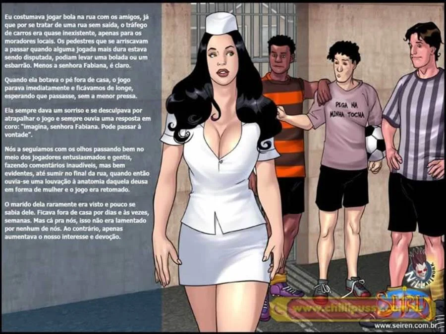 A Dama de Branco – Comics Porno – Sem Censura