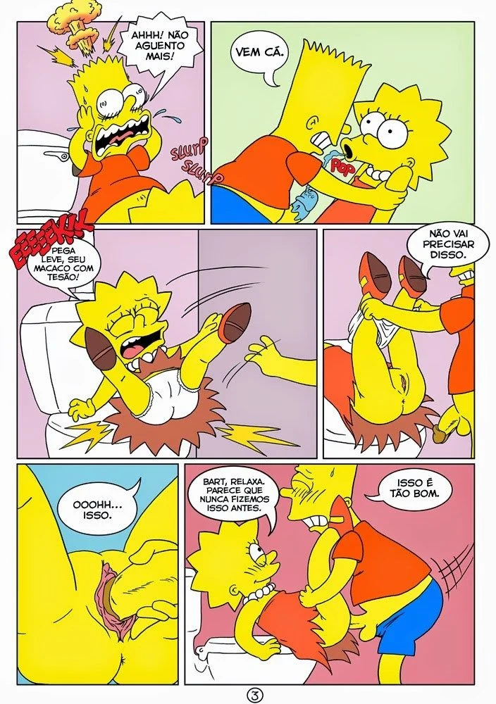 Bart Simpson De Pau Duro – Cartoon Pornô – Versão PT-BR