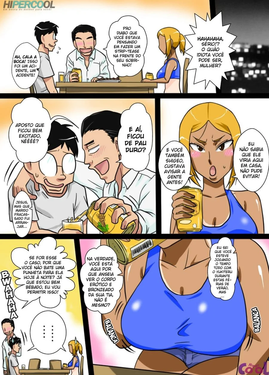 Comendo titia safada – Gibi Pornô – Versão PT-BR