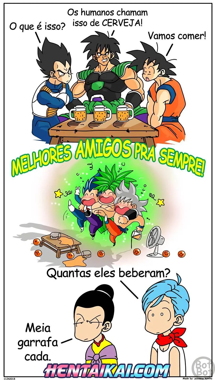 Broly comendo Cheelai – Dragon Ball Porno – Português do Brasil