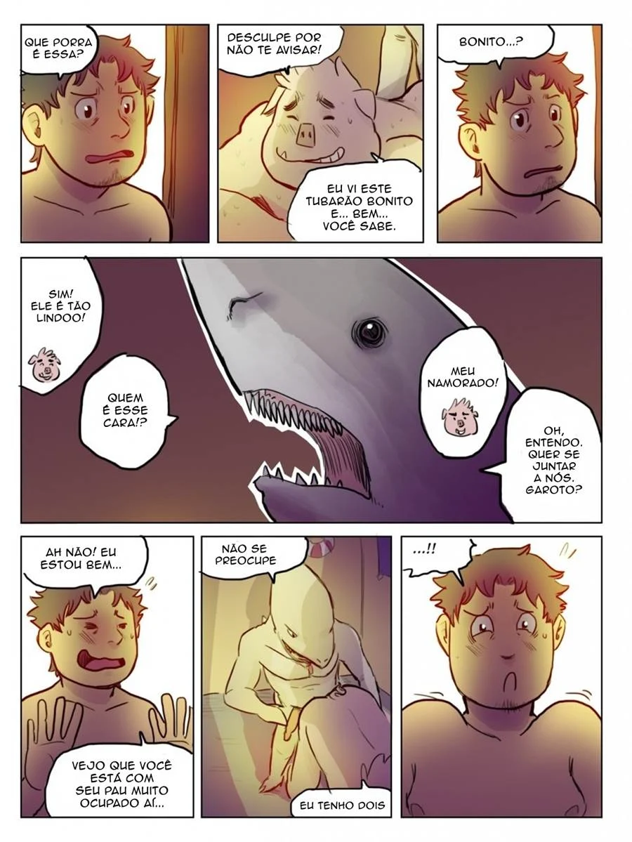 Boy & Pig – Gay Cartoon – Falas em PT-BR