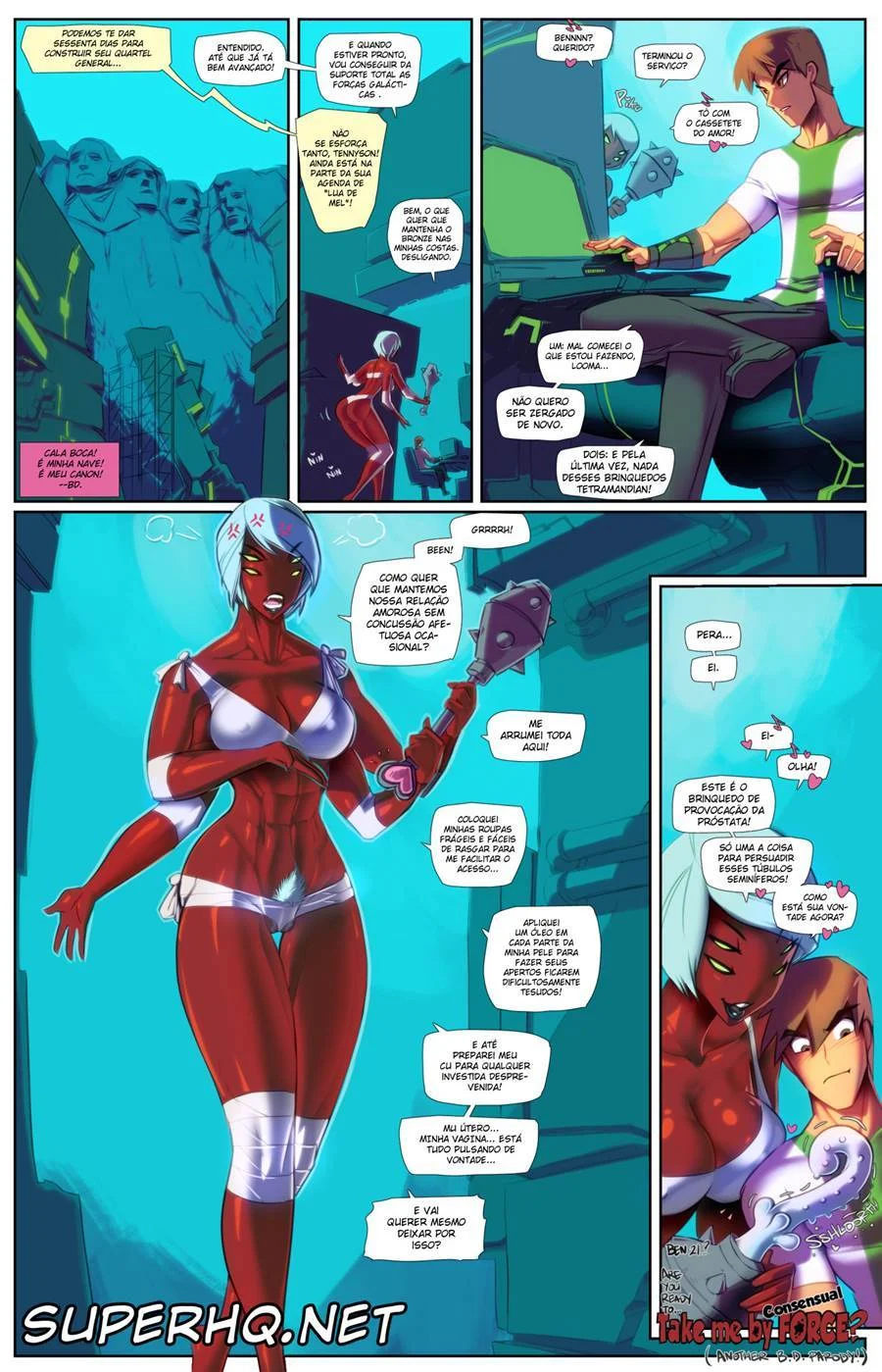 Ben 10, Take me by Force – Ben 10 – Falas em PT-BR