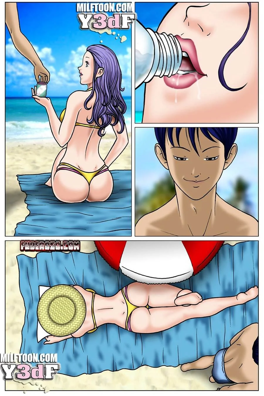 Aventura na Praia 01 – Hentai Incesto – Sem Censura