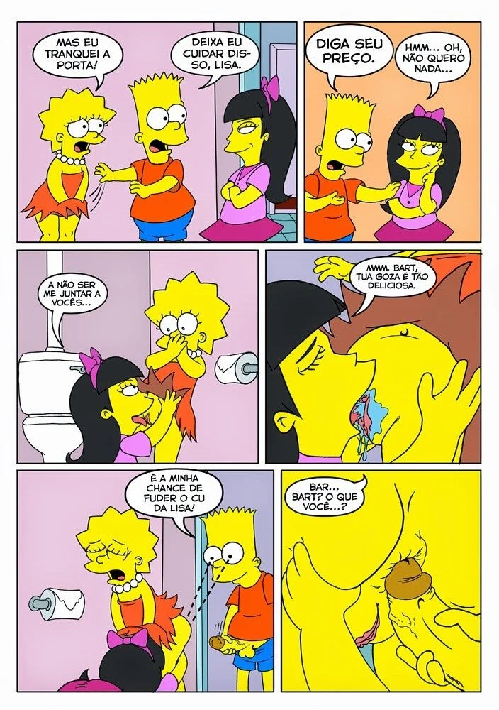 Bart Simpson De Pau Duro – Cartoon Pornô – Versão PT-BR
