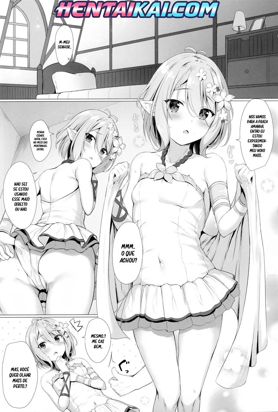 Arujisama Mizugi no Jyusya ha Suki desuka – Hentai Preto e Branco – Traduzido para Português