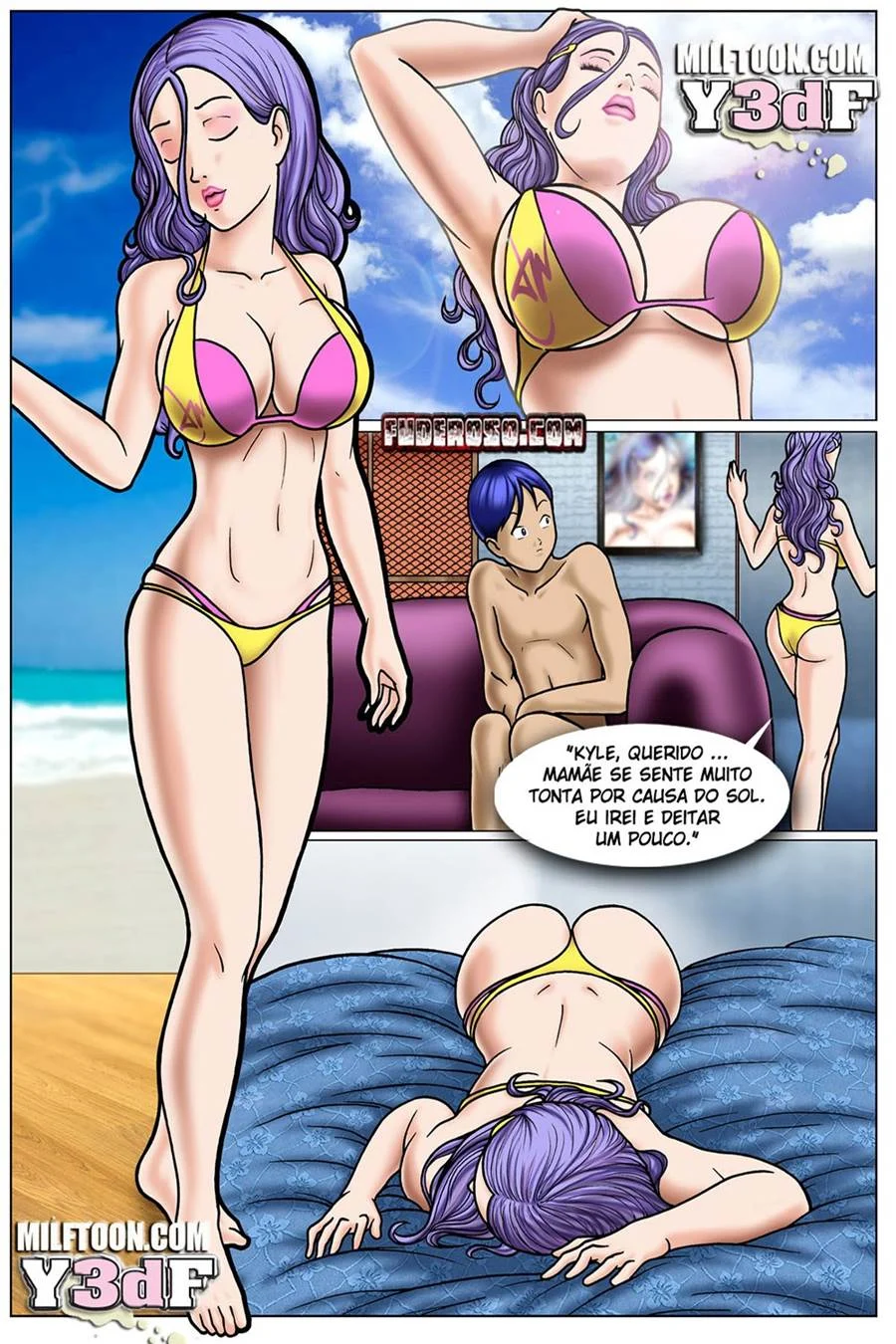 Aventura na Praia 01 – Hentai Incesto – Sem Censura