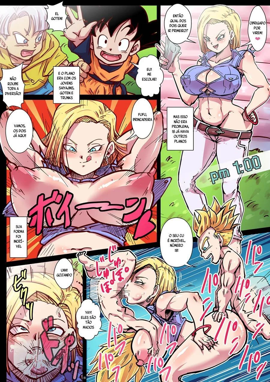 Chou Gekiroku! Shasei no Shunkan! Jinzou Ningen 24 – Dragon Ball Porno – Versão Brasileira