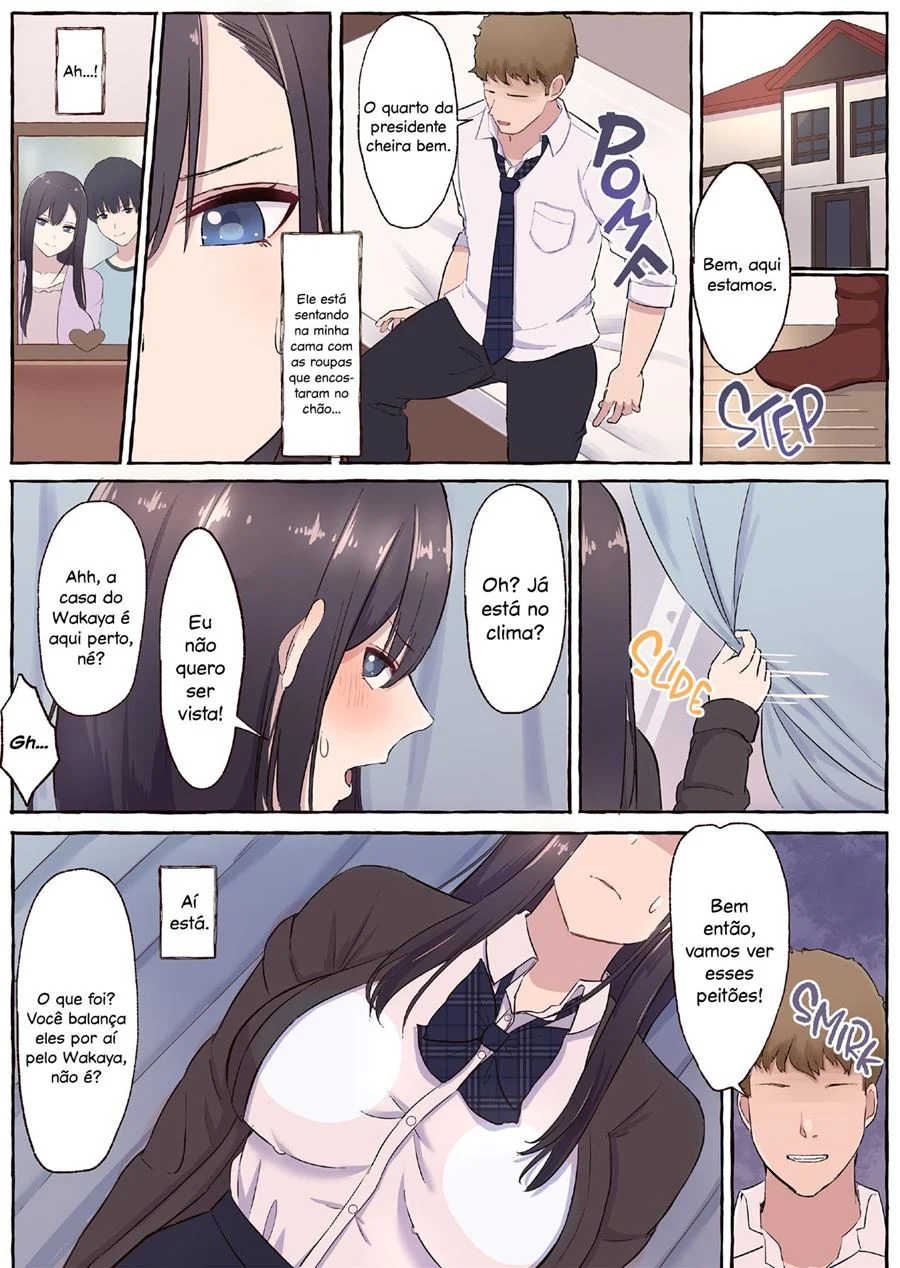 A presidente de classe peituda – HQ de Sexo – Quadrinho em PT-BR A presidente de classe peituda – HQ de Sexo – Quadrinho em PT-BR