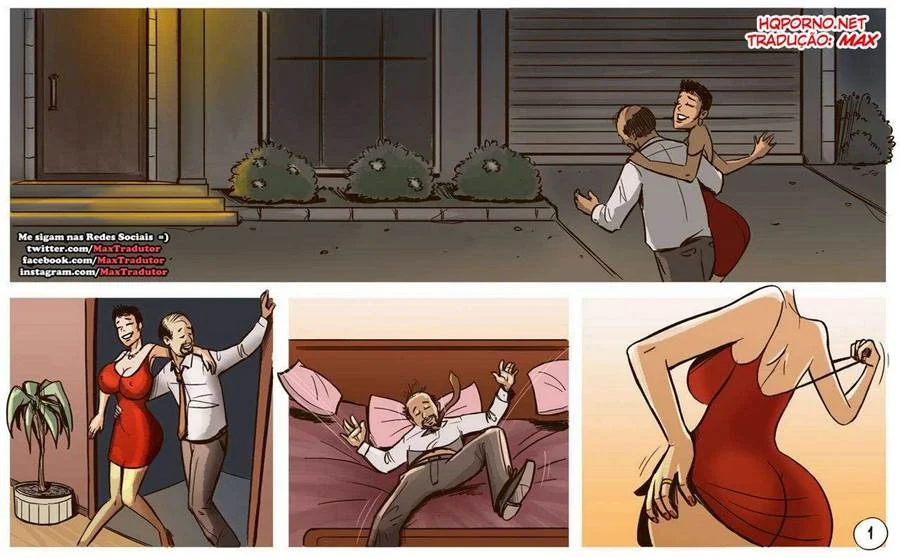 Comendo a mamãe bêbada – Cartoon Pornô – Traduzido para Português