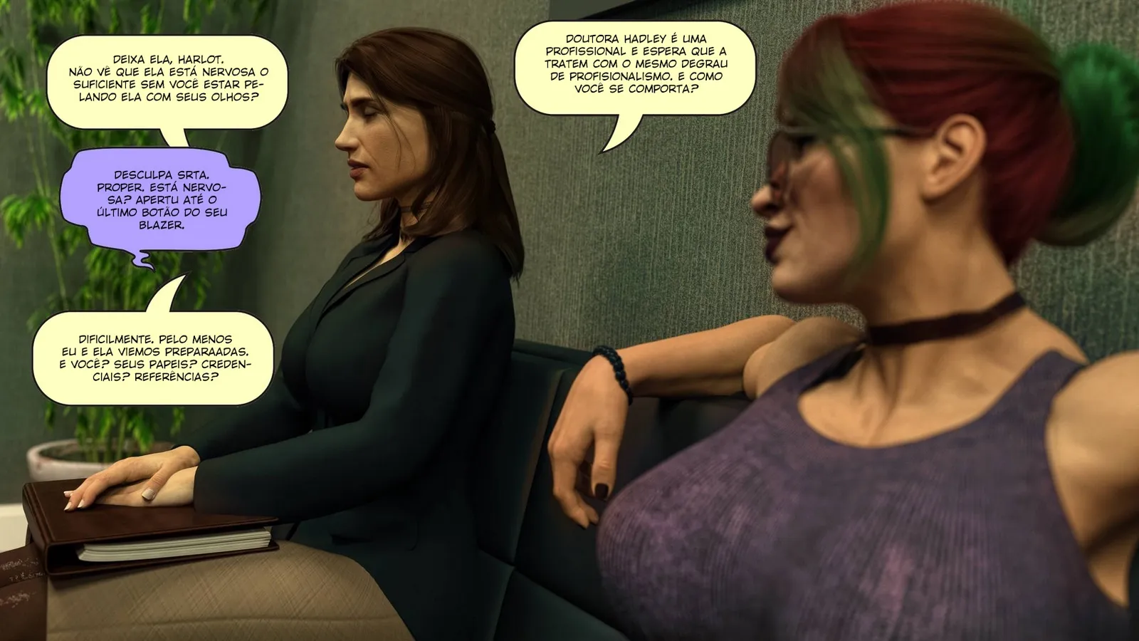 Applying Oneself – Futanari – Falas em PT-BR