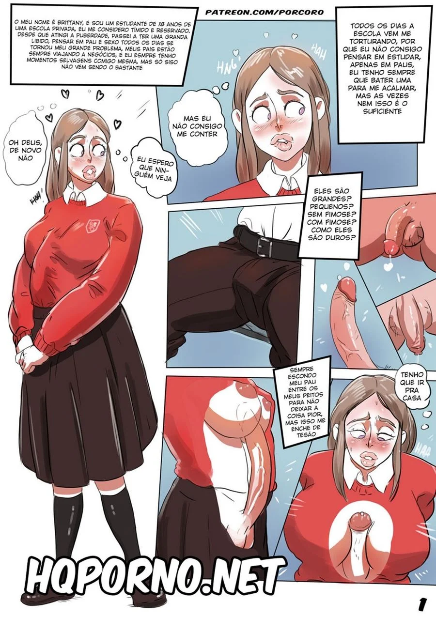 Brittany, Good Girls Gone Bimbo – Gay Cartoon – Português do Brasil