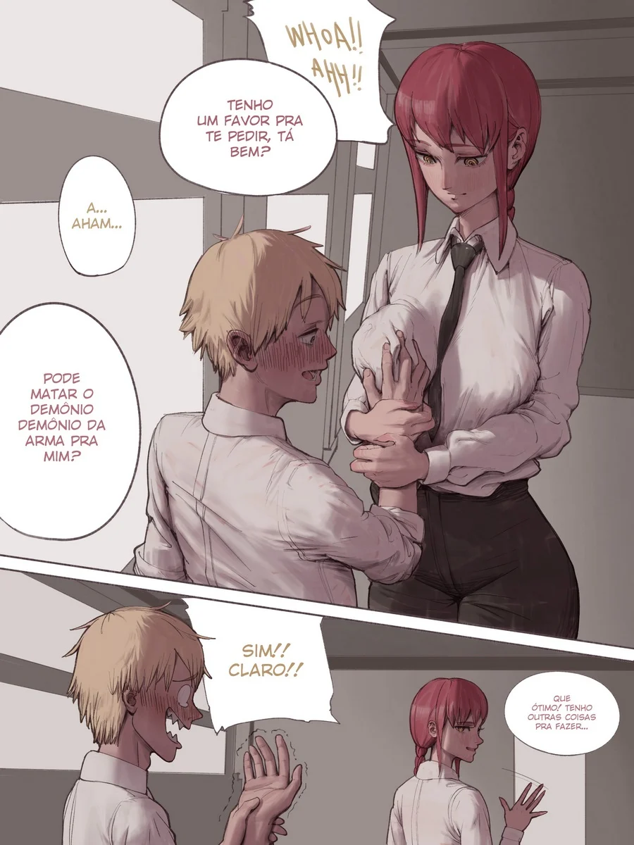 Chainsaw Man, Dogs Mustn’t Think – Hentai – Quadrinho em PT-BR