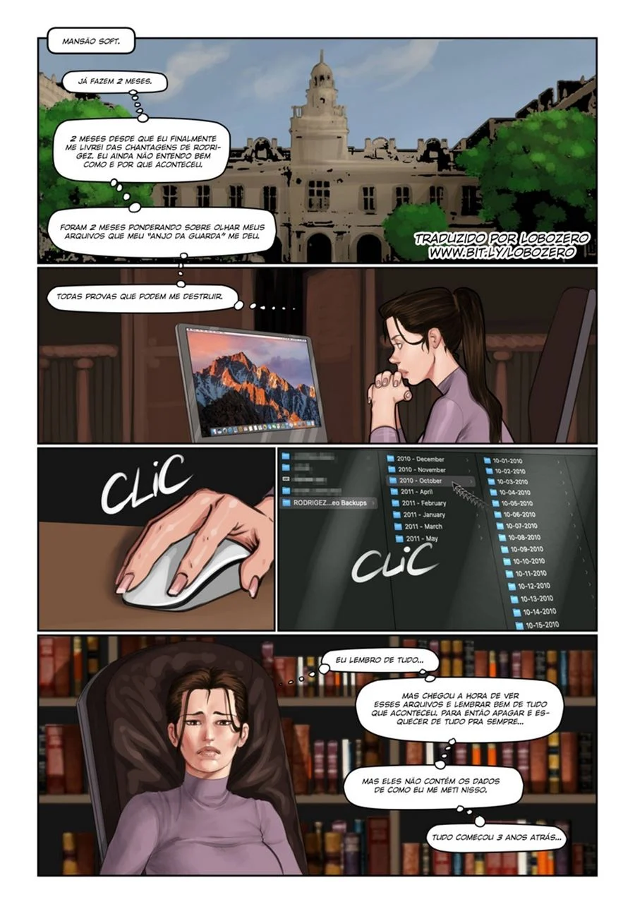 Clara Soft, Hell Memories 1 – Lara Croft Pornô – Falas em PT-BR