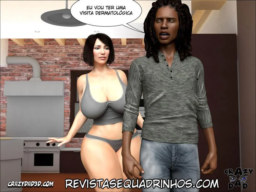 Mamada Interracial com Mãe Adotiva - Cena Explícita Completa