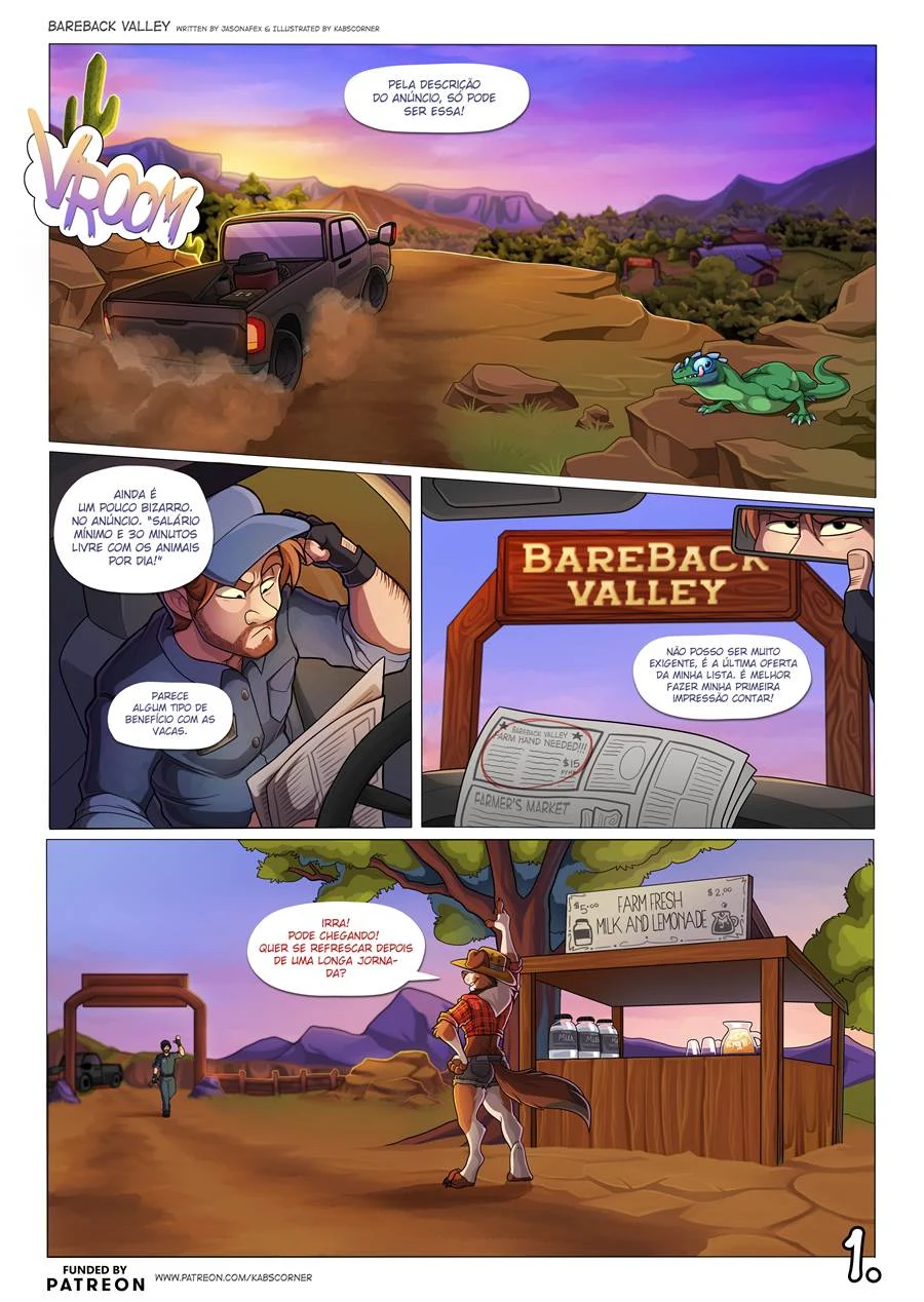BareBack Valley – Cartoon Pornô – Traduzido para Português
