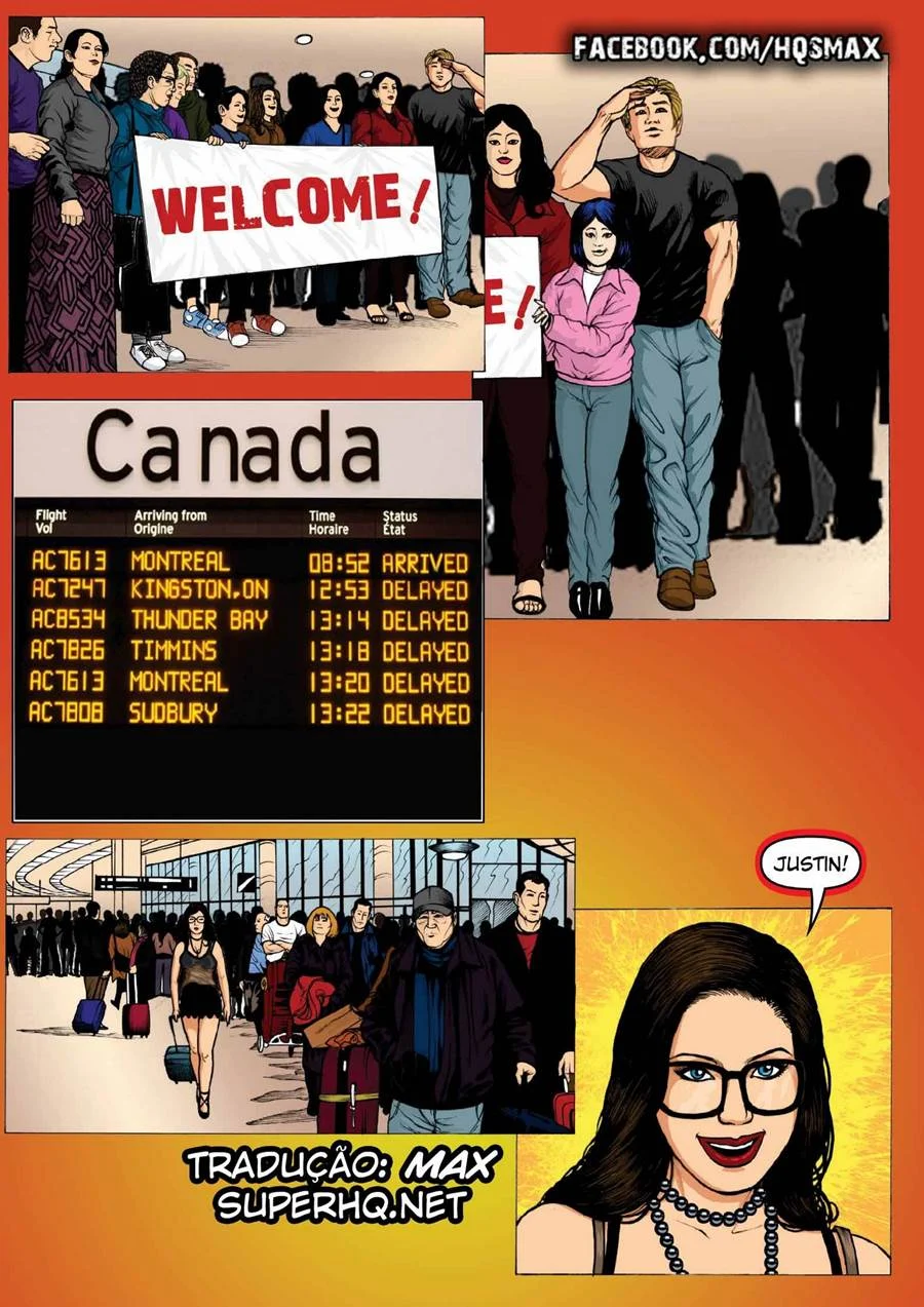 A namorada canadense – Cartoon Pornô – Traduzido para Português