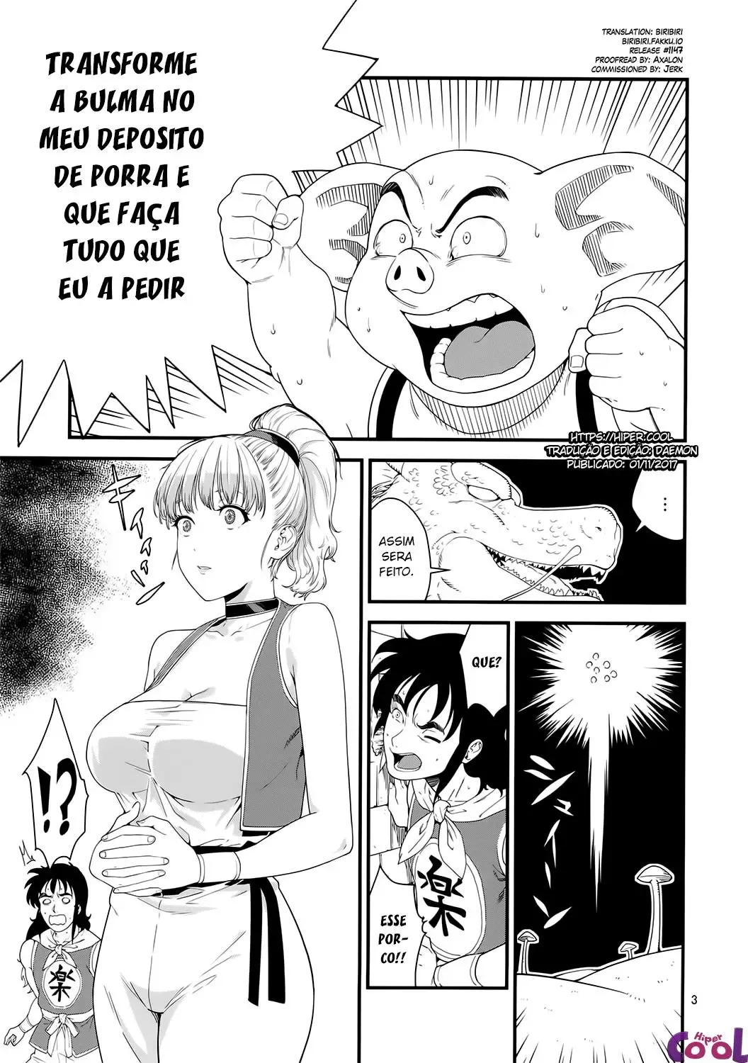 Bulma seduzindo o porco safado – Manga Hentai – Português do Brasil