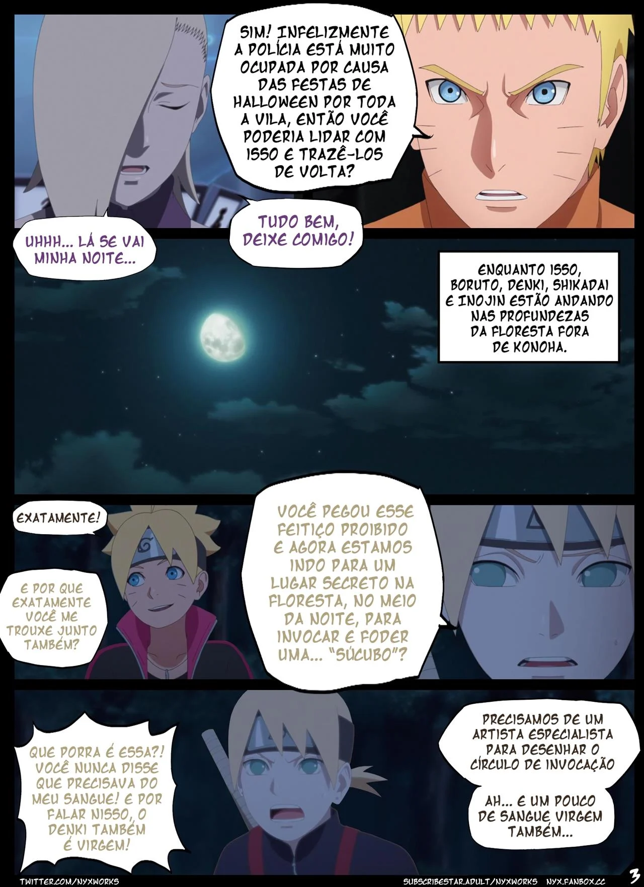 A Noite do Ritual – Manga Hentai – Português do Brasil