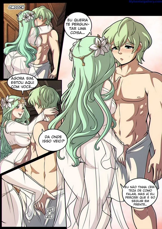 A night with Rhea – Manga Hentai – Versão Brasileira