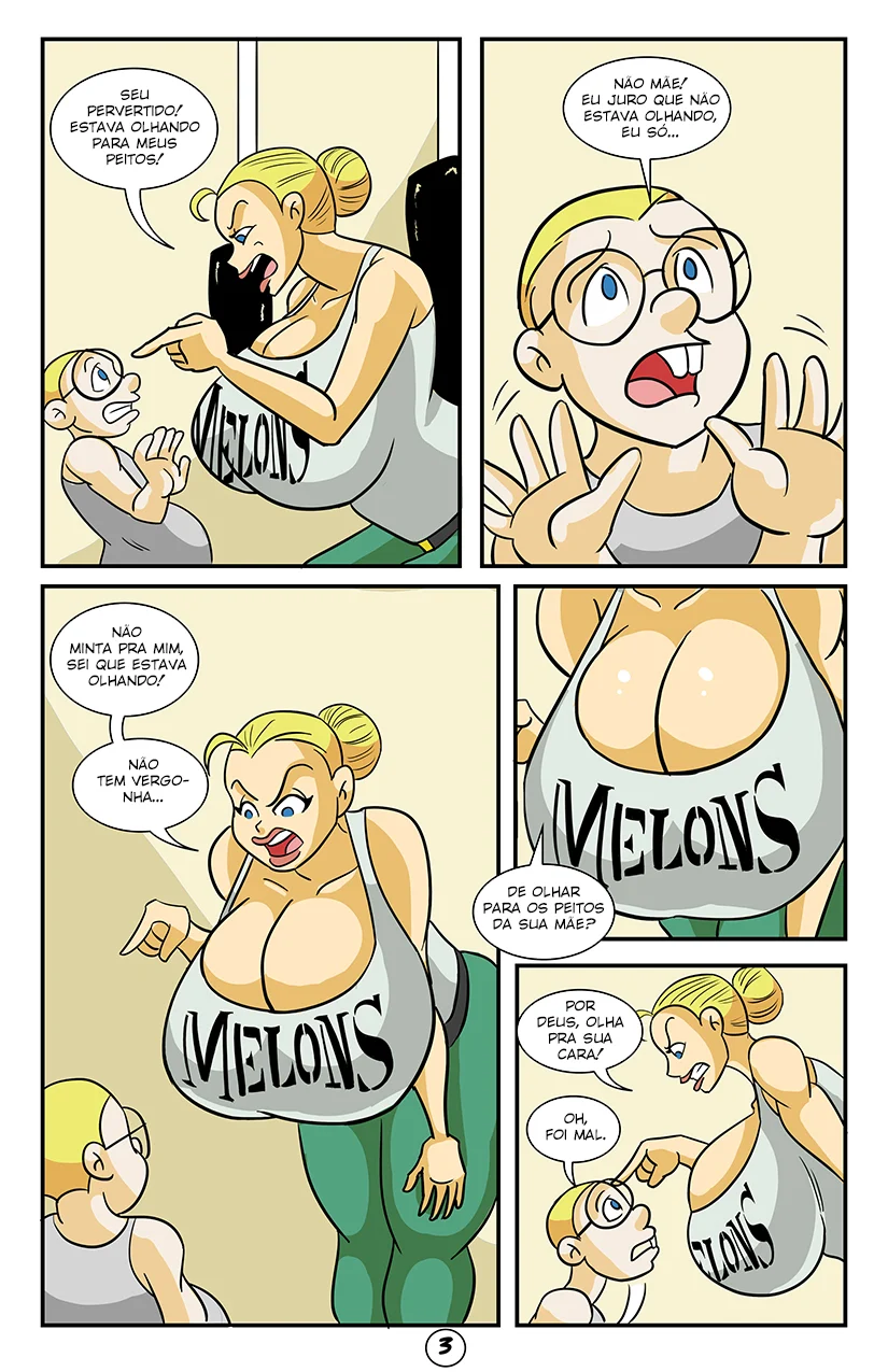 Cartoon de incesto gratis: Major Melons e seu filho nerd – Cartoon Pornô – Sem Cortes