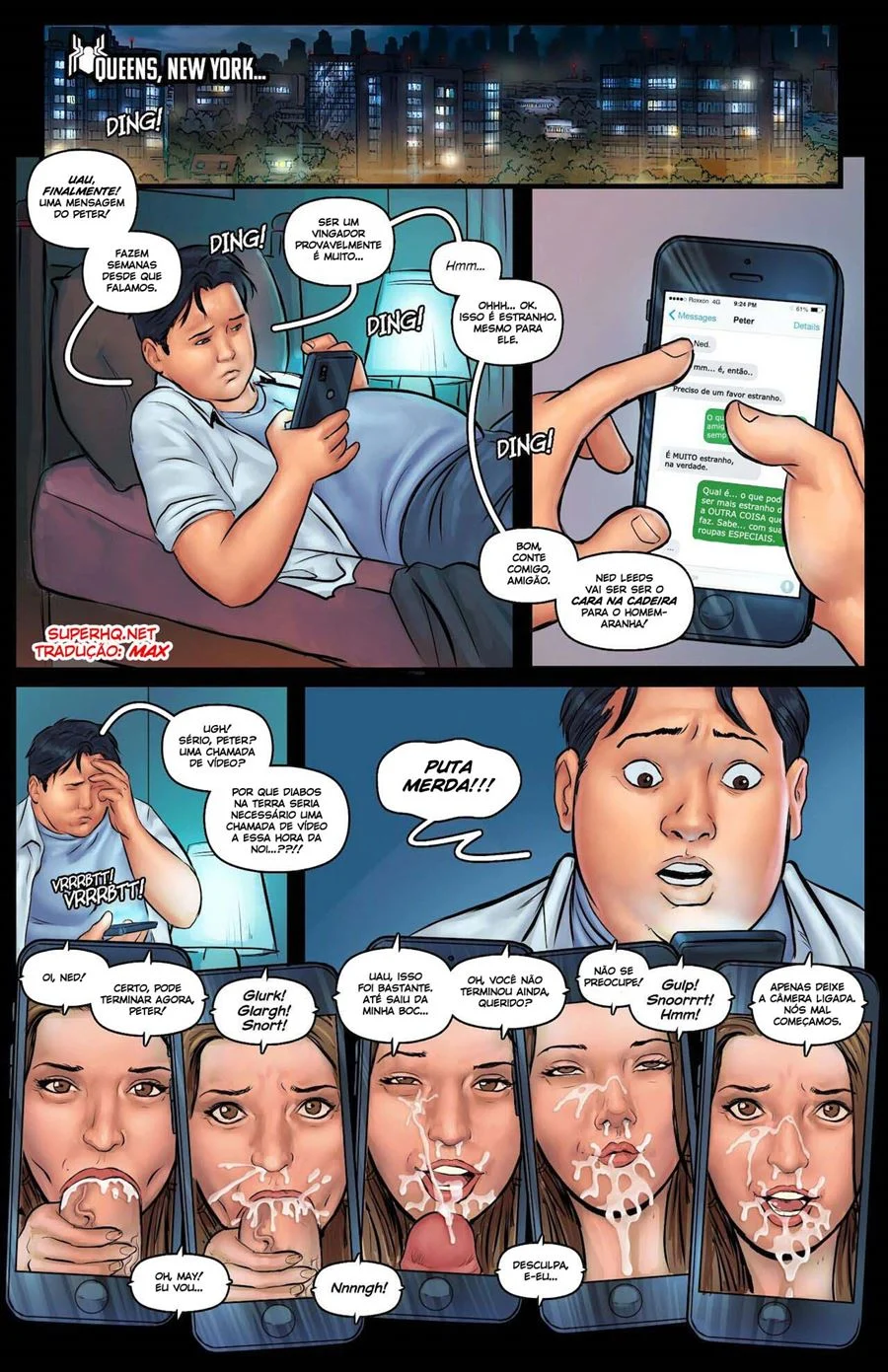 Aunt Cumming 2 – Homem Aranha Hentai – Versão em Português