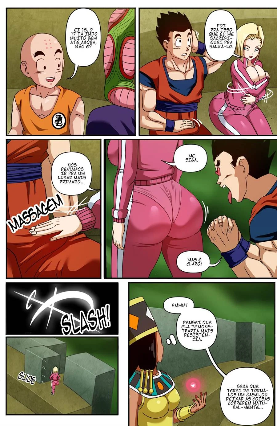 Andróide 18 & Gohan 2 – Manga Hentai – Versão Brasileira