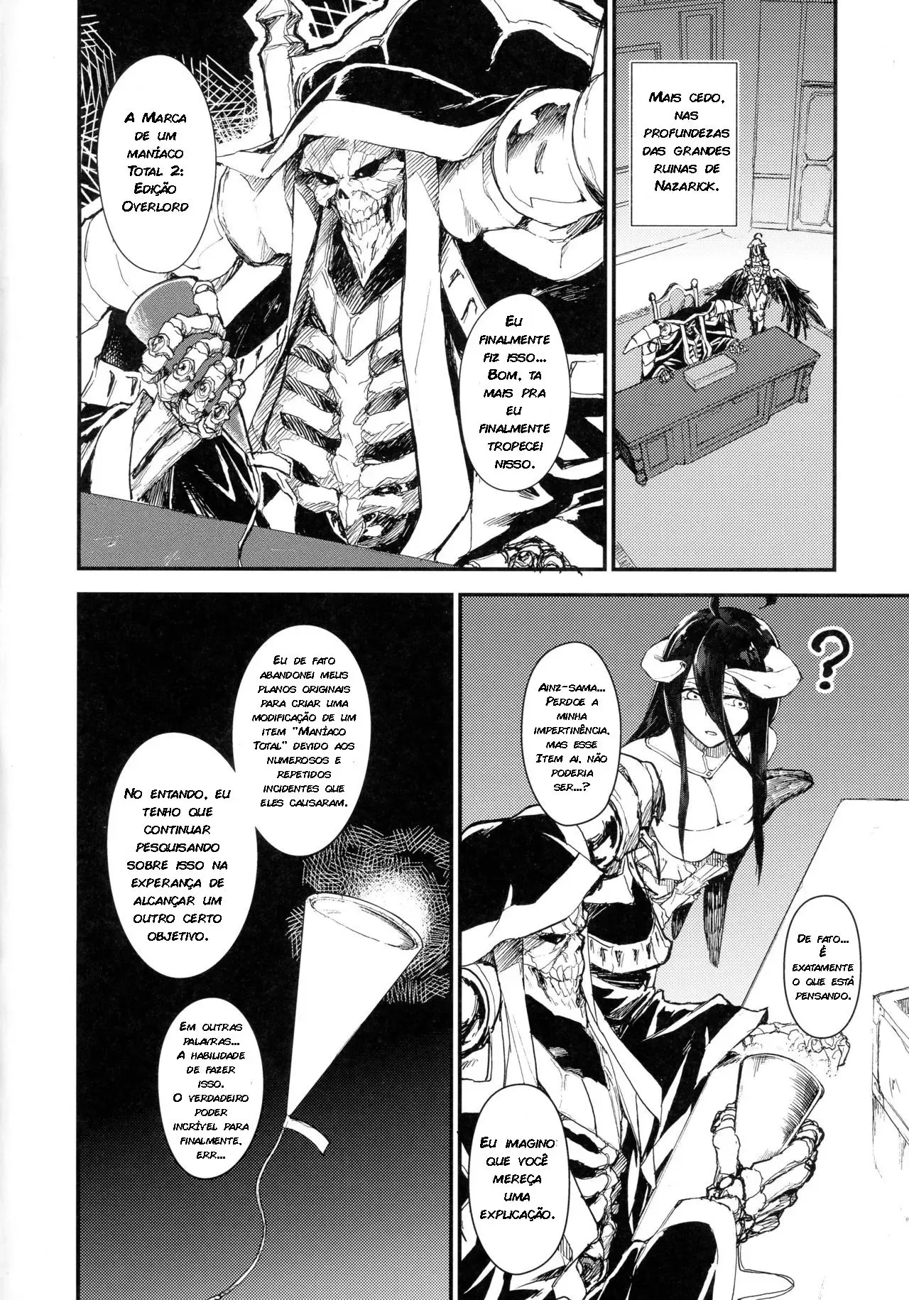 Ainz – Hentai Preto e Branco – Versão Completa