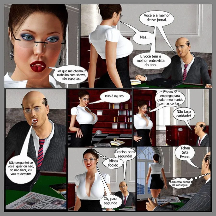 A entrevista com negão – Hentai Interracial – Versão PT-BR A entrevista com negão – Hentai Interracial – Versão PT-BR