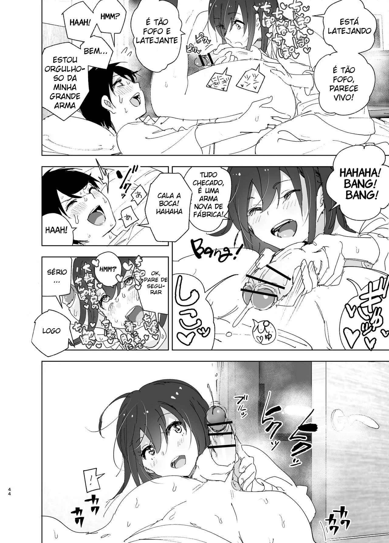 A História de uma Irmã Mais Nova Que Ama seu Irmão Mais Velho – Doujinshi – Falas em PT-BR