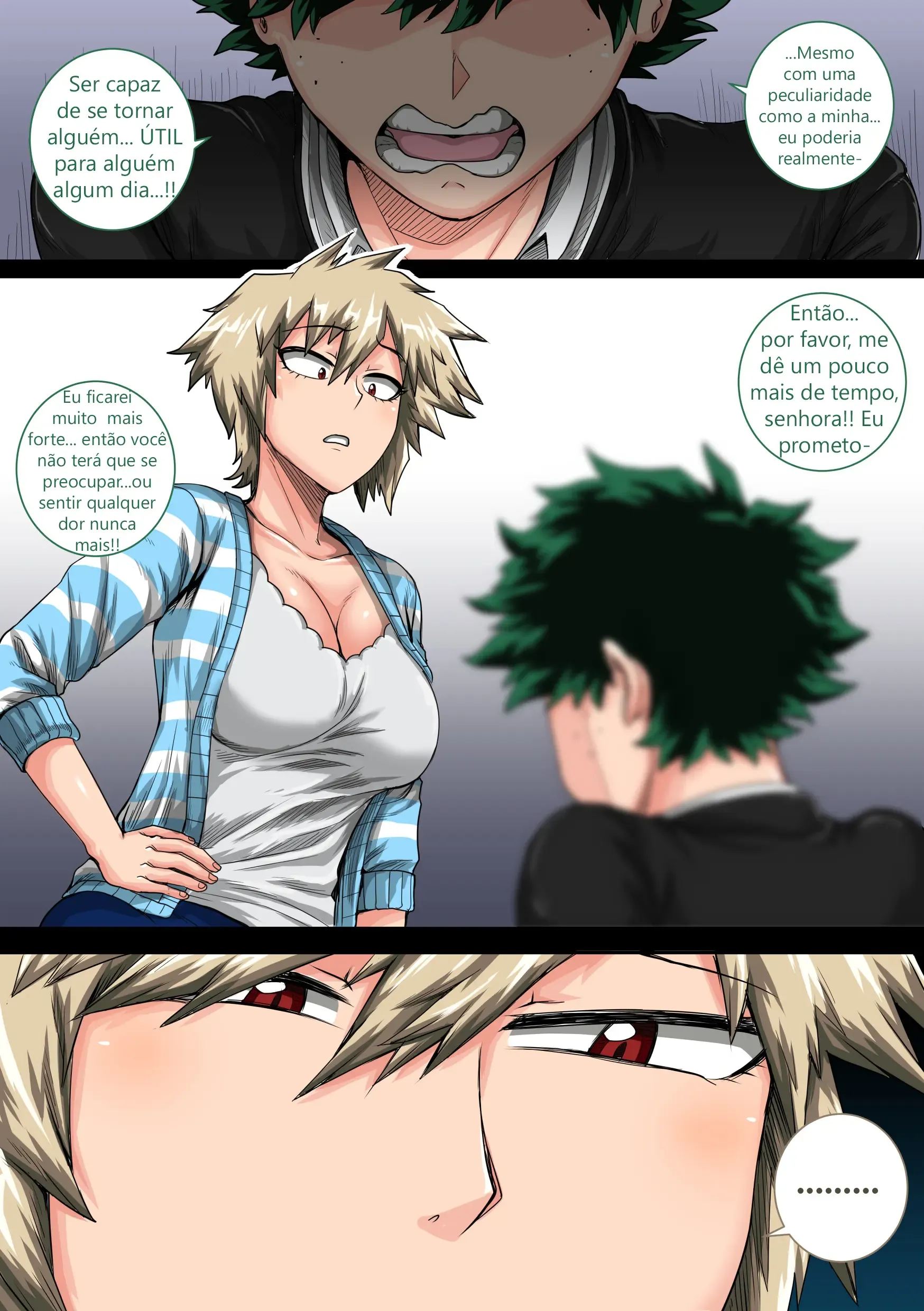 Comendo a Mãe Gostosa do Bakugo - HQ Picante em Português
