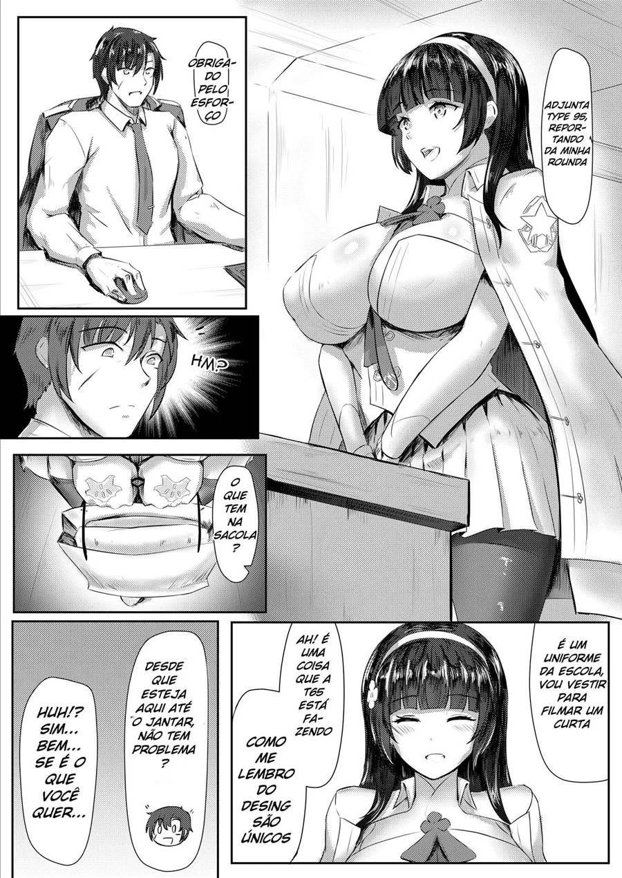 A Lovely Flower’s Gift – Hentai Preto e Branco – Versão em Português