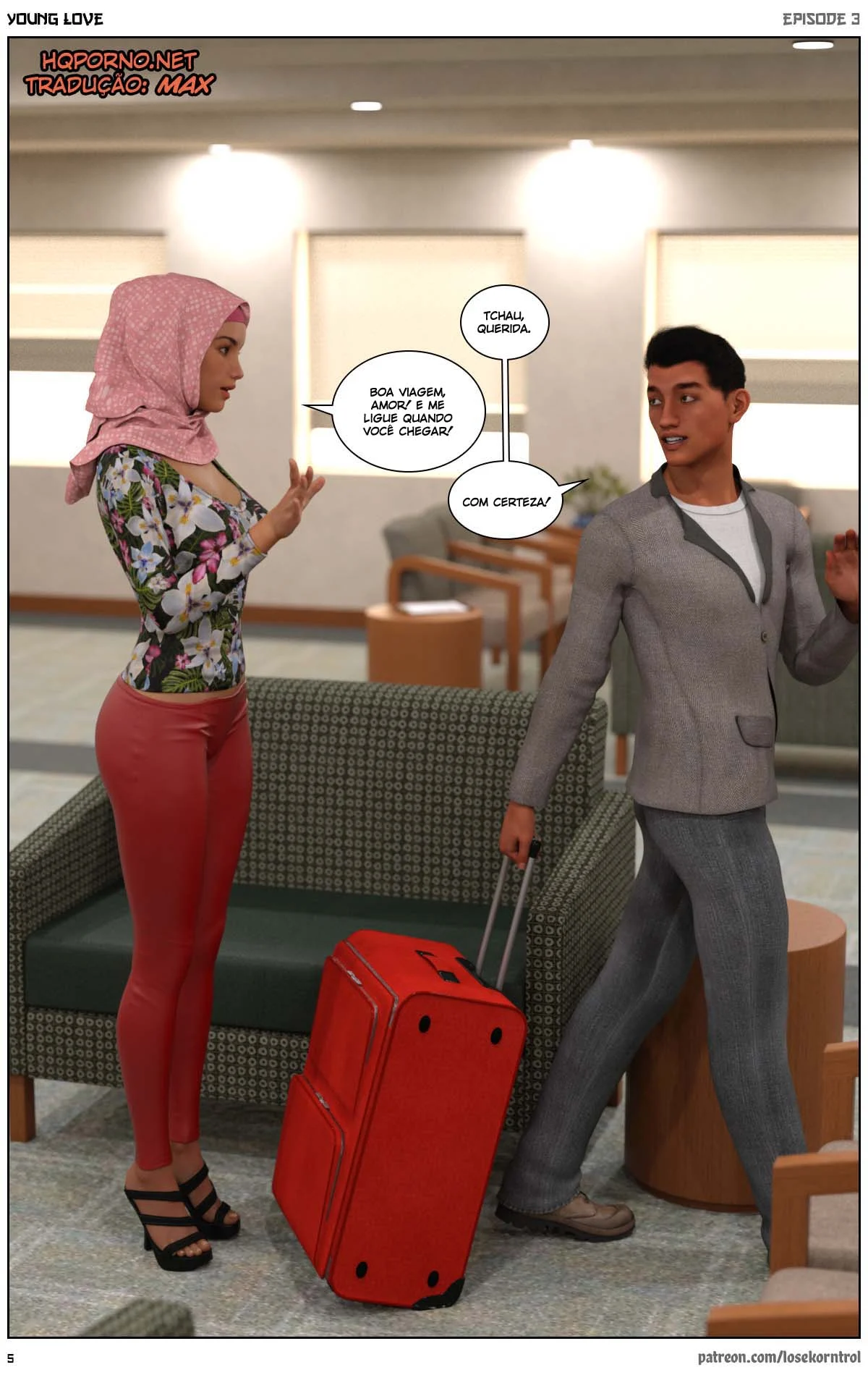 3D quadrinhos pornô: Jovem amor parte 3 – Hentai 3D – Sem Censura