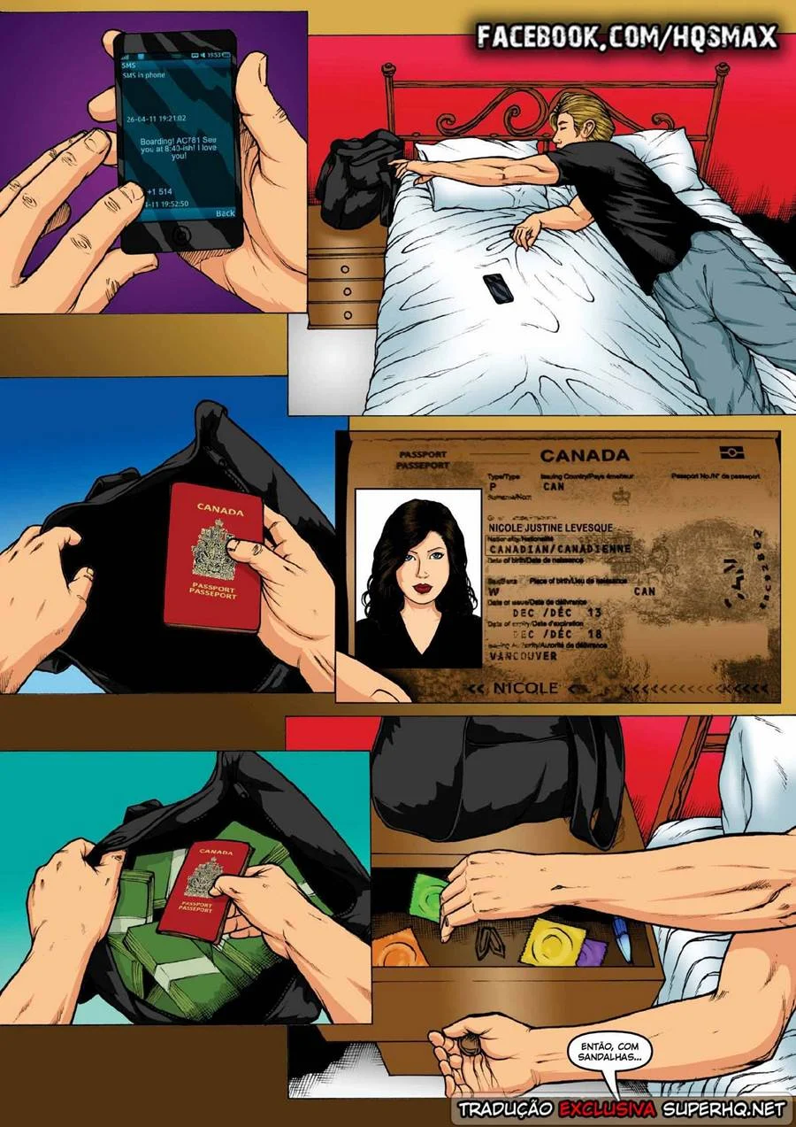 A namorada canadense – Cartoon Pornô – Traduzido para Português