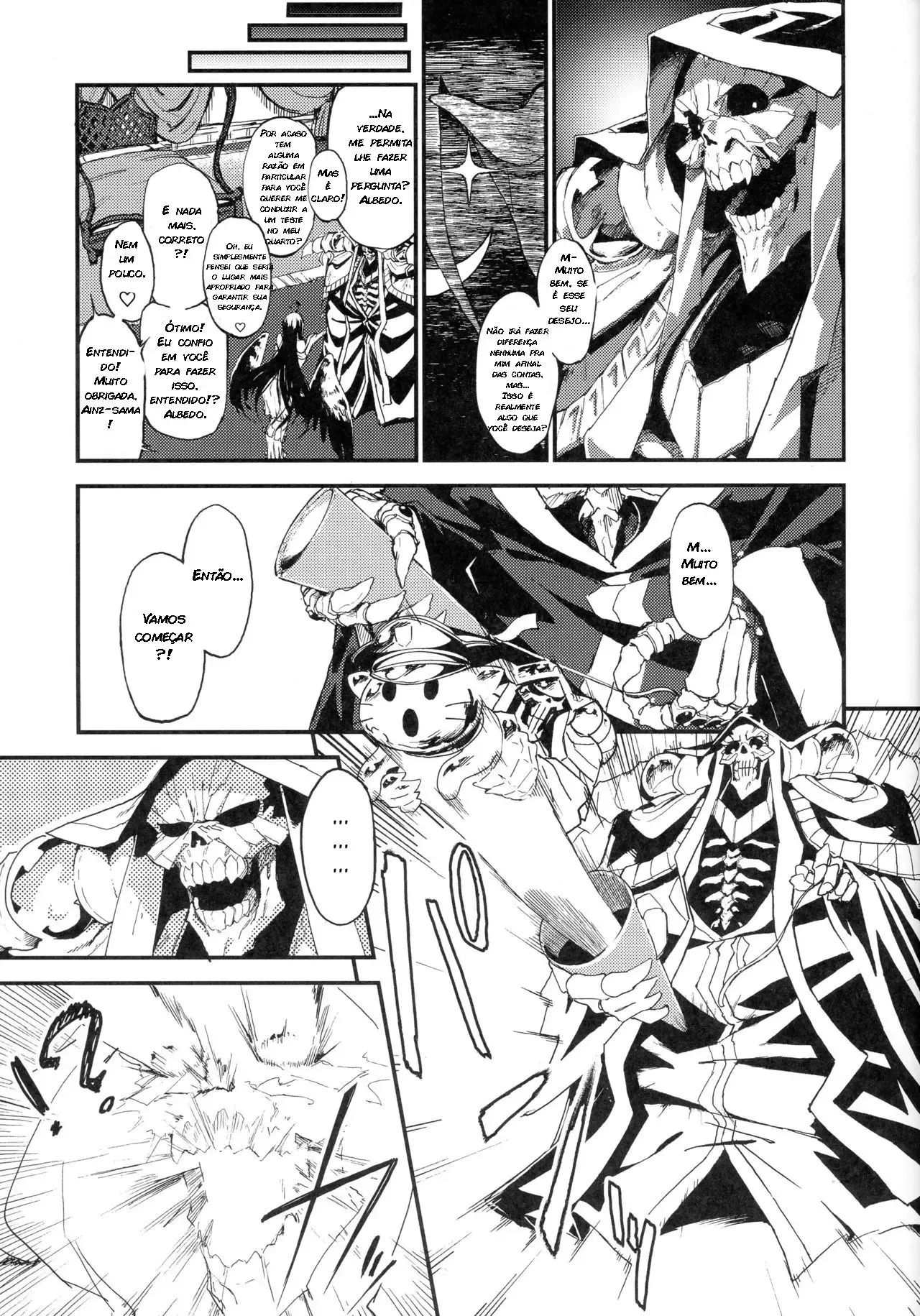 Ainz – Hentai Preto e Branco – Versão Completa
