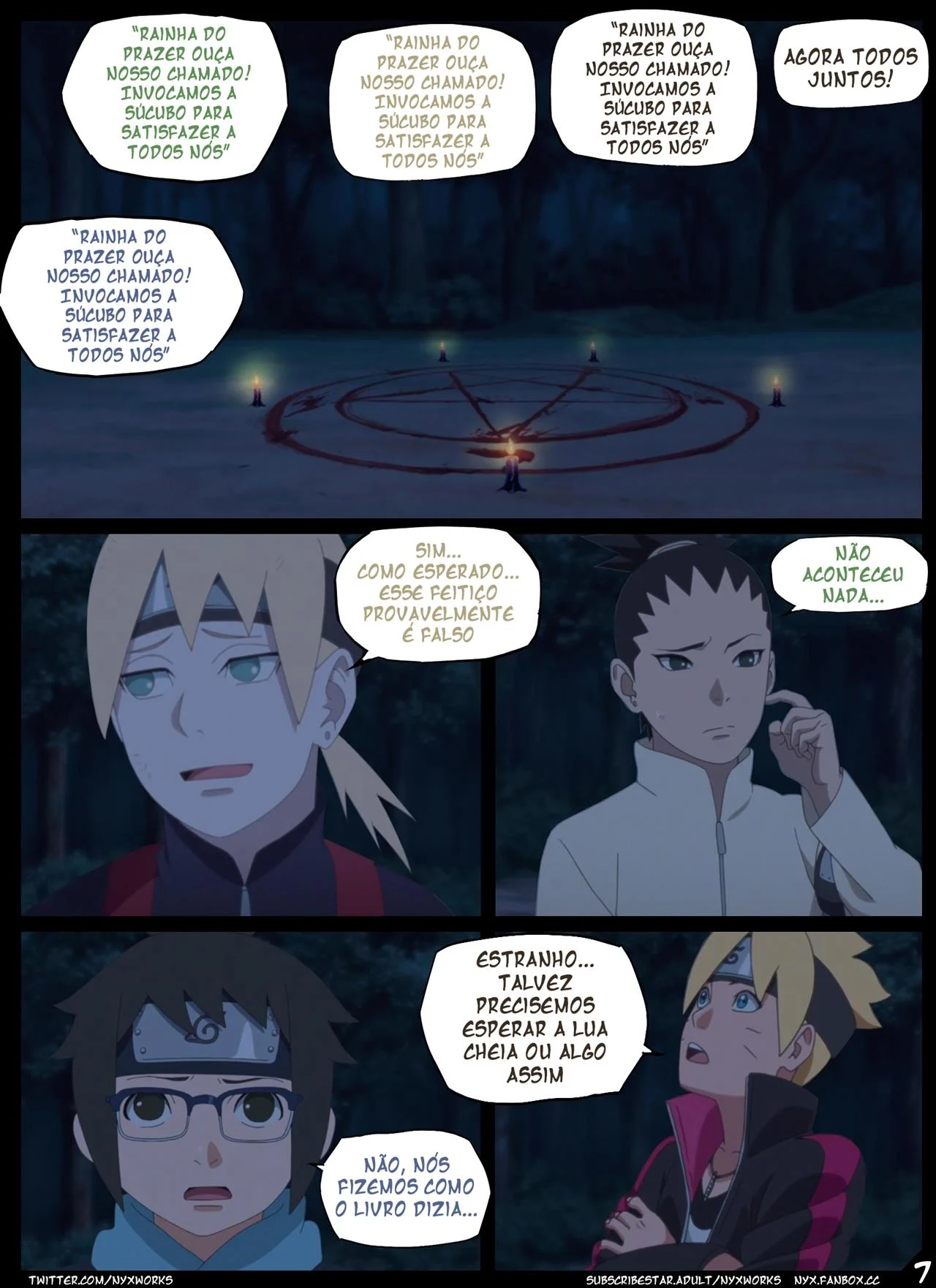 A Noite do Ritual – Manga Hentai – Português do Brasil