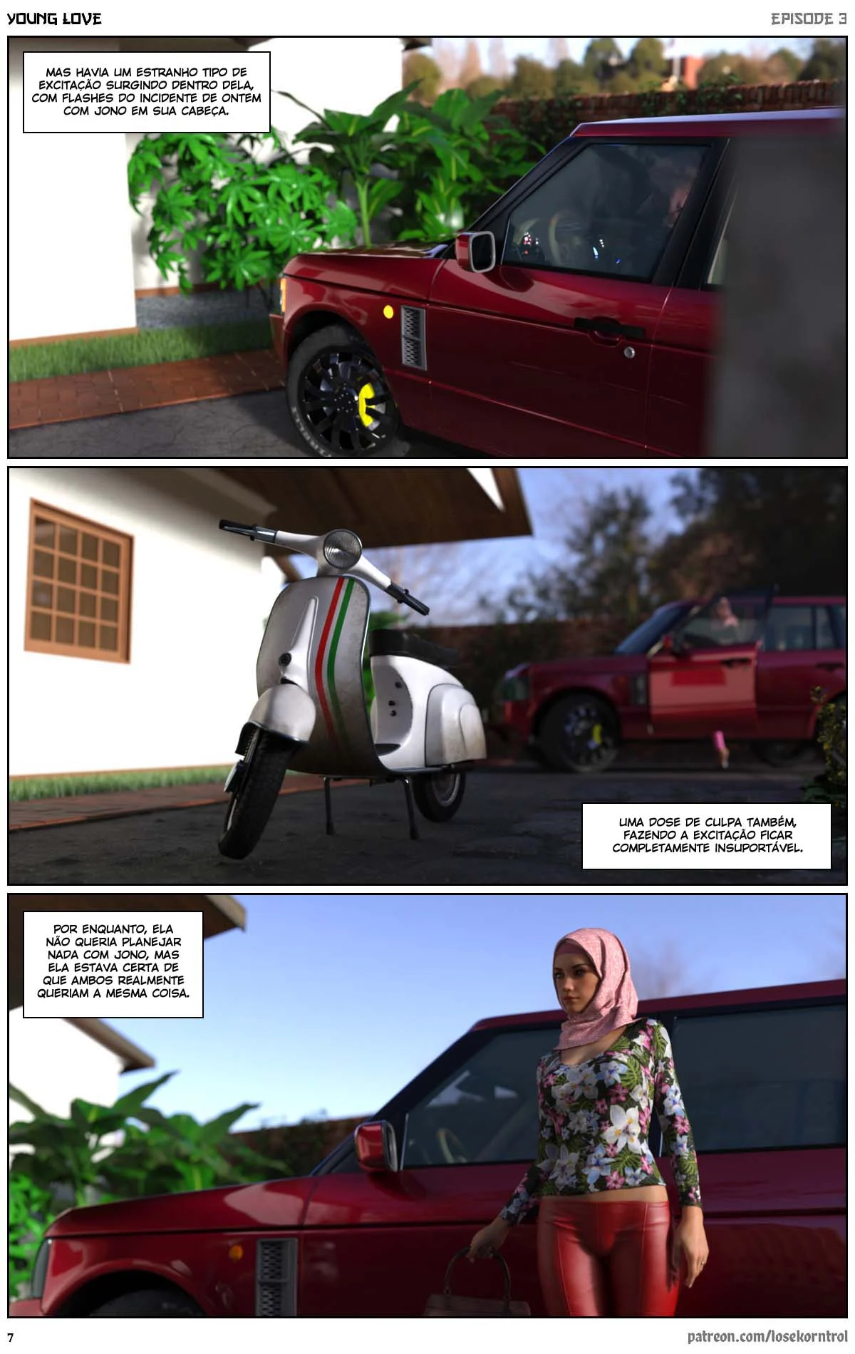 3D quadrinhos pornô: Jovem amor parte 3 – Hentai 3D – Sem Censura