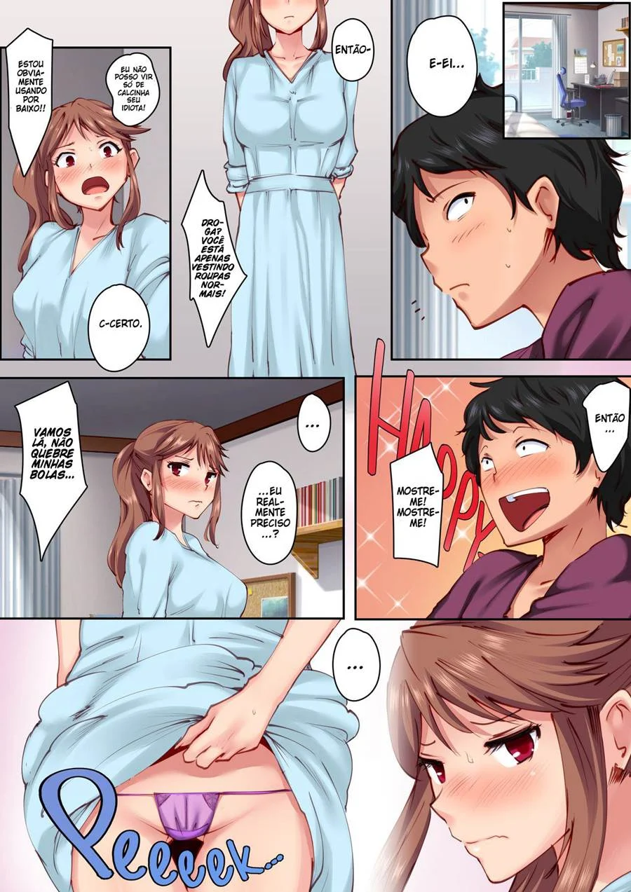 Brincando sozinho na casa da minha amiga – Hentai – Falas em PT-BR