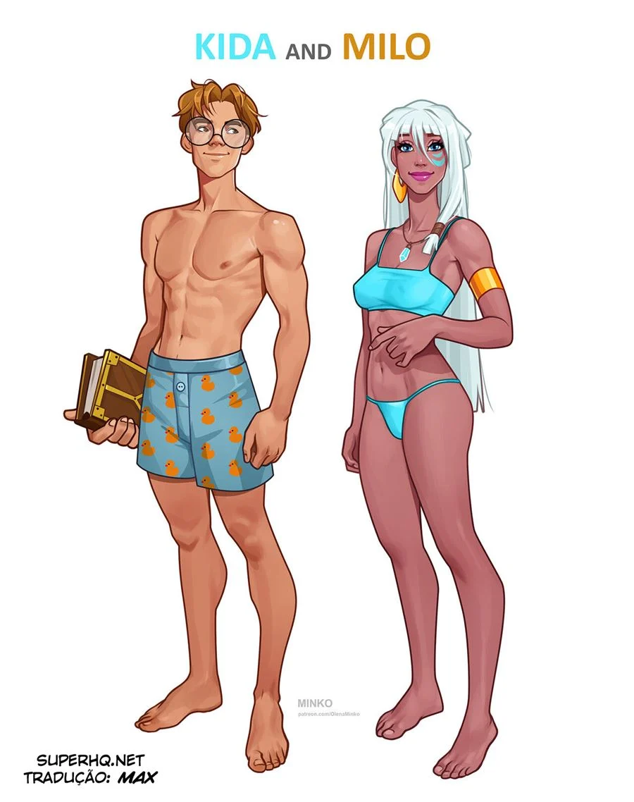 Atlantis, Kida in the forest – Doujinshi – Versão em Português Atlantis, Kida in the forest – Doujinshi – Versão em Português