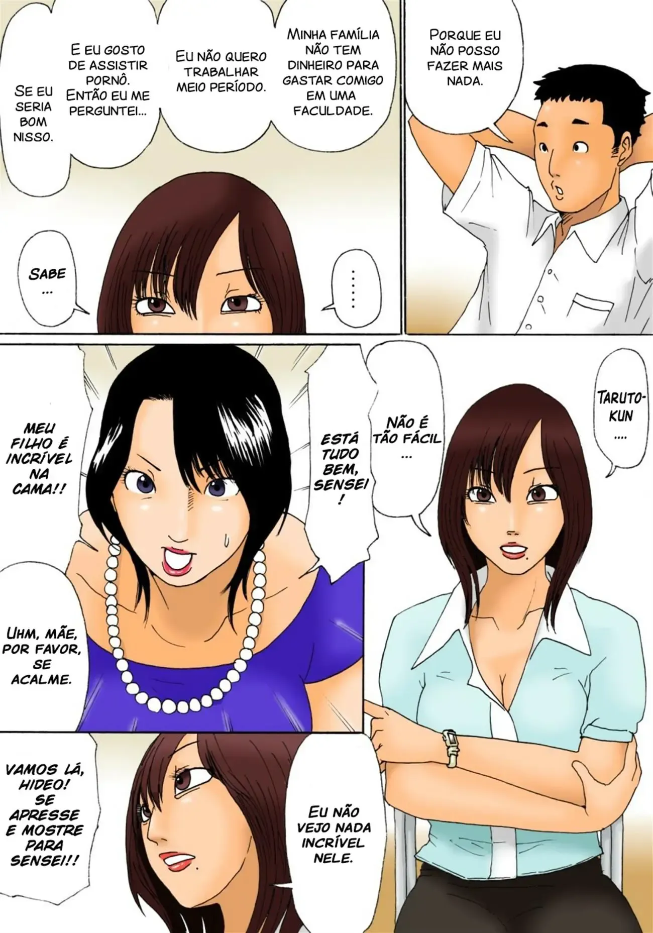 Assistindo o filho trepar – Super HQ – Versão Brasileira