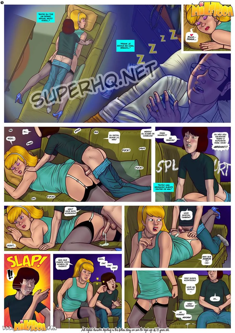 Apaixonado na xoxota da mamãe 3 – Hentai Incesto – Versão em Português